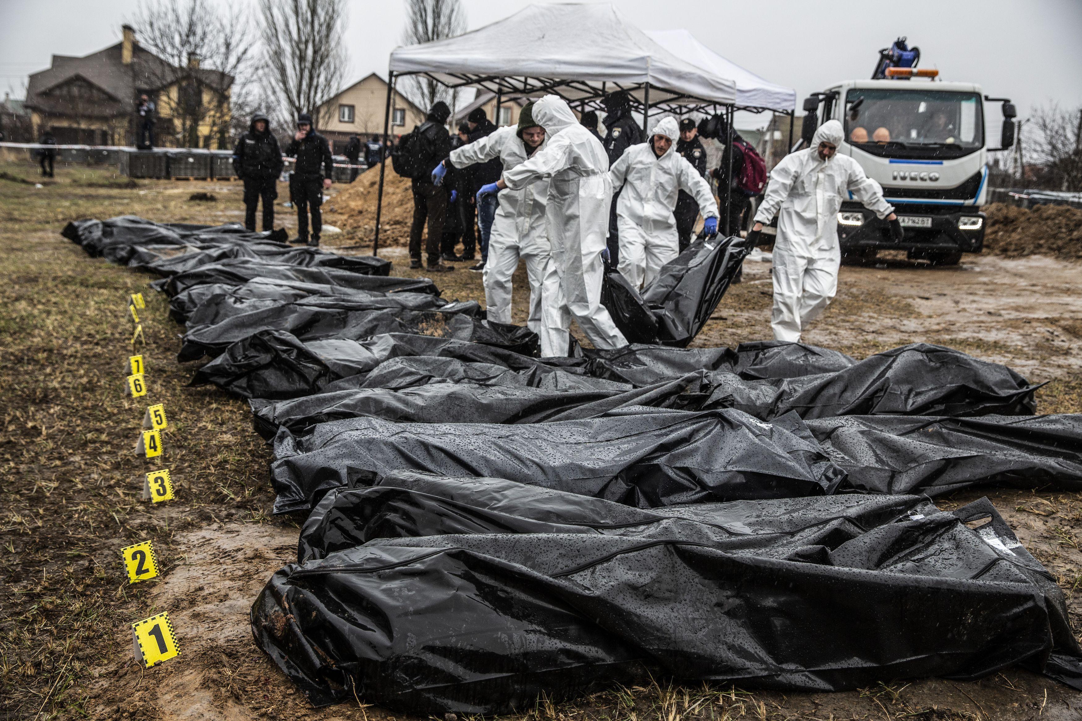 Ukrainian Officials Reveal Identity of Russian Leader Accused in Bucha Massacre