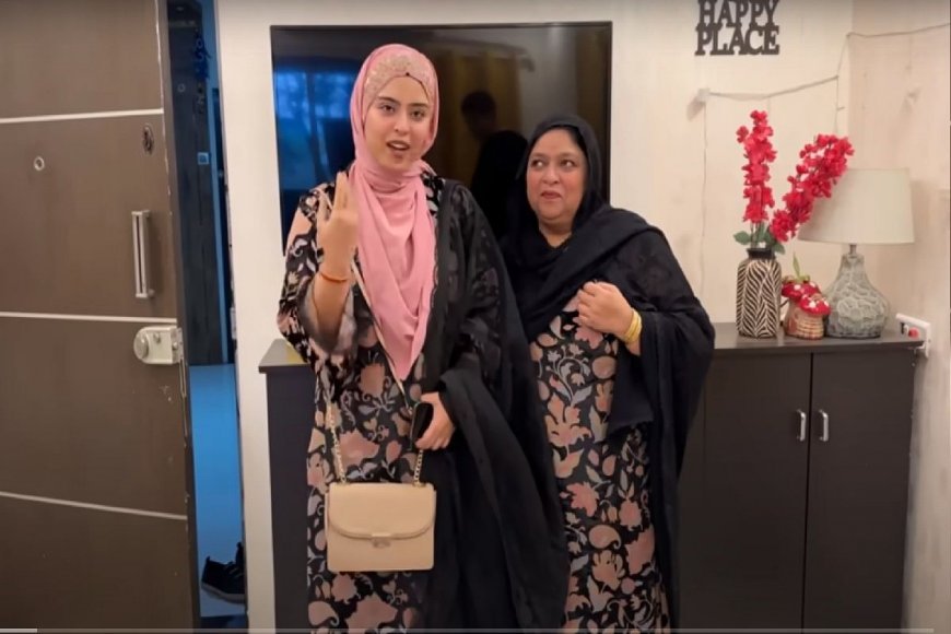 Saba Ibrahim: अम्मी के साथ मैचिंग सूट पहनकर मुंबई की सड़कों पर निकली सबा, फैंस के साथ क्लिक कराई सेल्फी