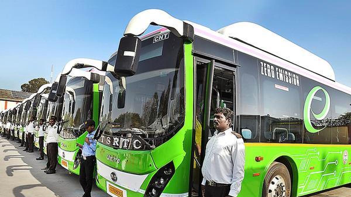Telangana schools and organisation with sizeable staff should have 25 to 50% electric buses: Transport Minister
