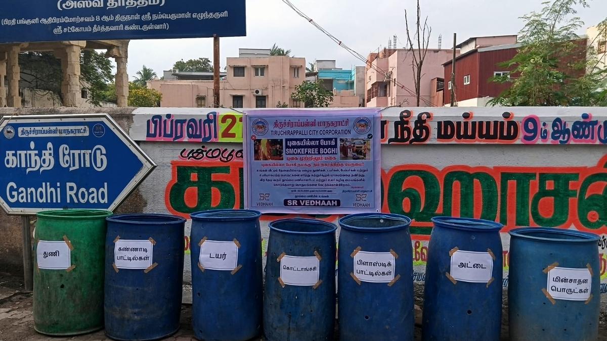 Dry waste collection points established for smoke-free Bhogi festival in Tiruchi