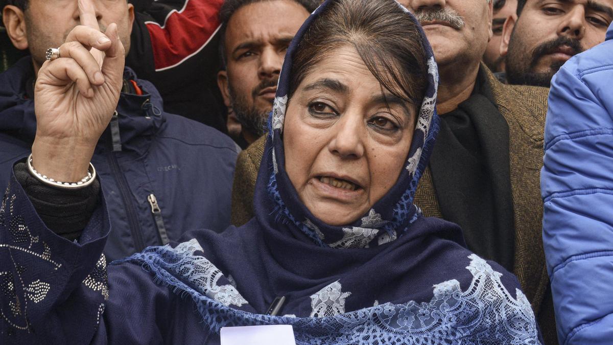 Police profiling of mosques as crime sites is an attempt to strip Muslims of faith: Mehbooba Mufti