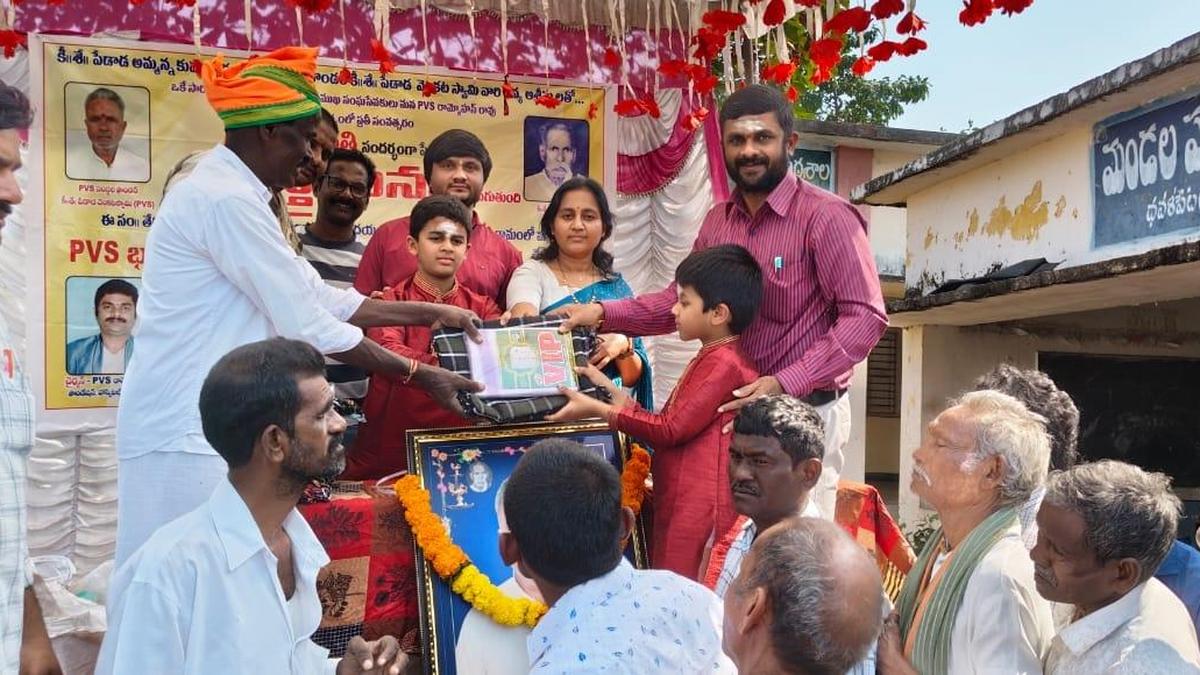 Public representatives mark Bhogi, Sankranti with charitable events