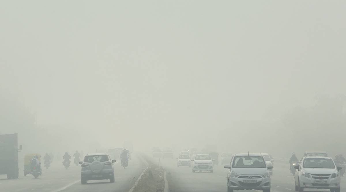 Dense fog reduces visibility to ‘zero’ in Delhi on New Year’s day, mercury dips to 1.1 degree Celsius