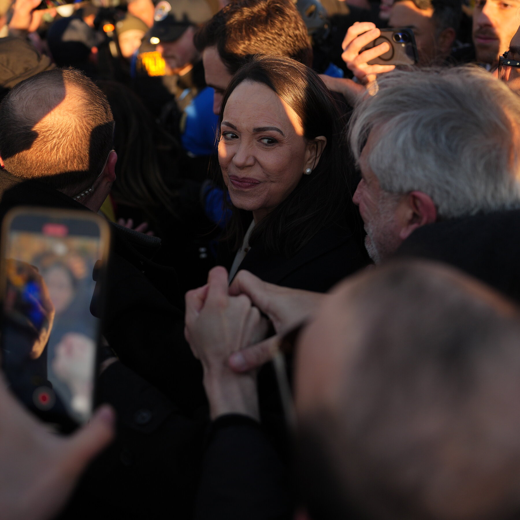 Machado Presents Trump With Nobel Peace Prize
