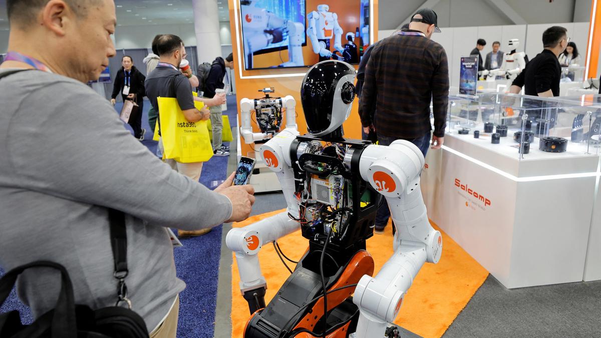 Nvidia CEO praises robots as 'AI immigrants'