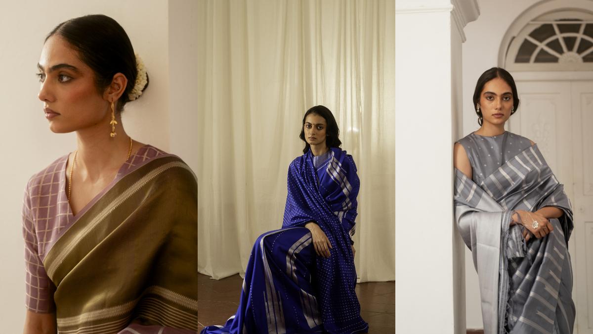 Designer Naushad Ali and Sundari Silks collaborate on contemporary saris with a Tamil touch