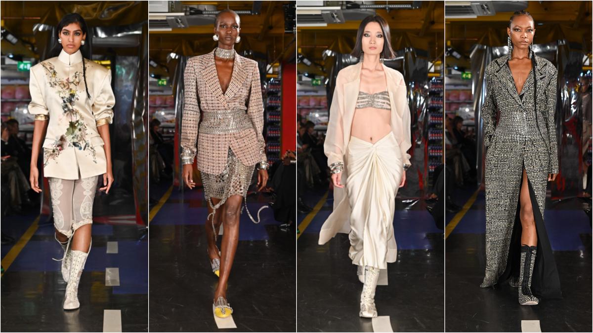  
Anamika Khanna’s AK|OK at the London Fashion Week celebrates nostalgia, Indian craft and more 