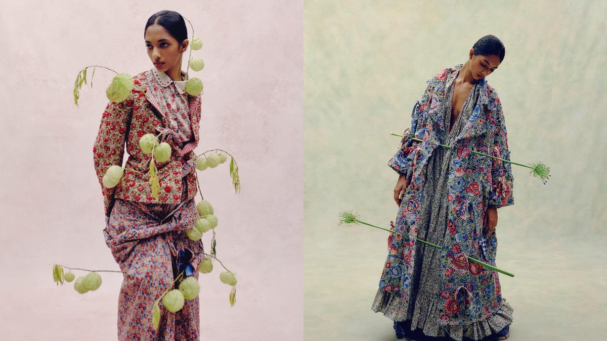 Péro’s spring-summer capsule Flowers Flower, explores floral whimsy and legacy textiles 