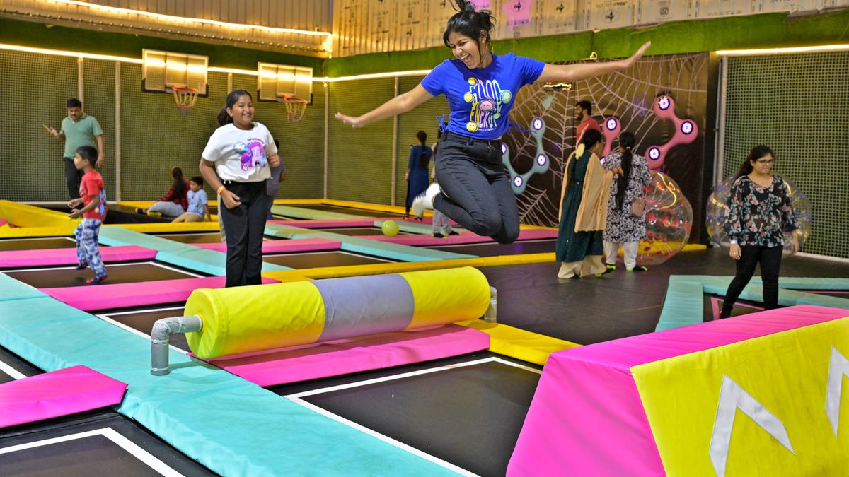 New Trampoline Park opens at Port Stadium in Visakhapatnam
