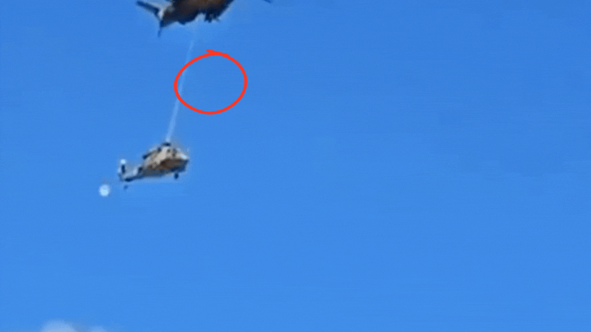 Watch: Dramatic video shows IDF Black Hawk crashing after harness tore mid-lift; no injuries reported
