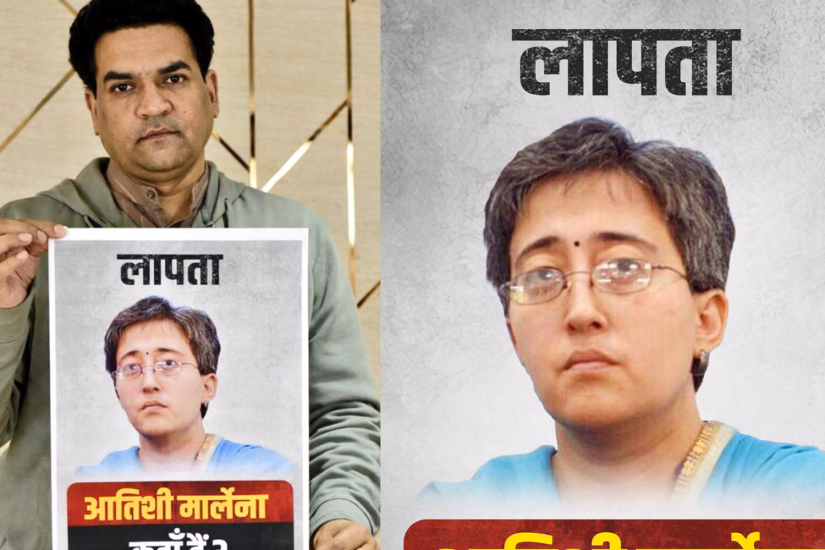 ‘One Who Committed Sin…’: Kapil Mishra Releases Atishi's Missing Poster Amid Sikh Guru Remark Row