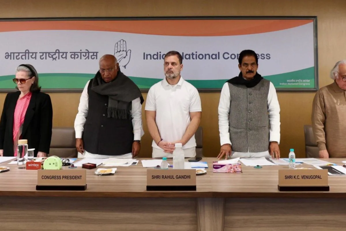 Congress Condemns Centre's Move To Rename MGNREGA In Party Working Committee Meeting