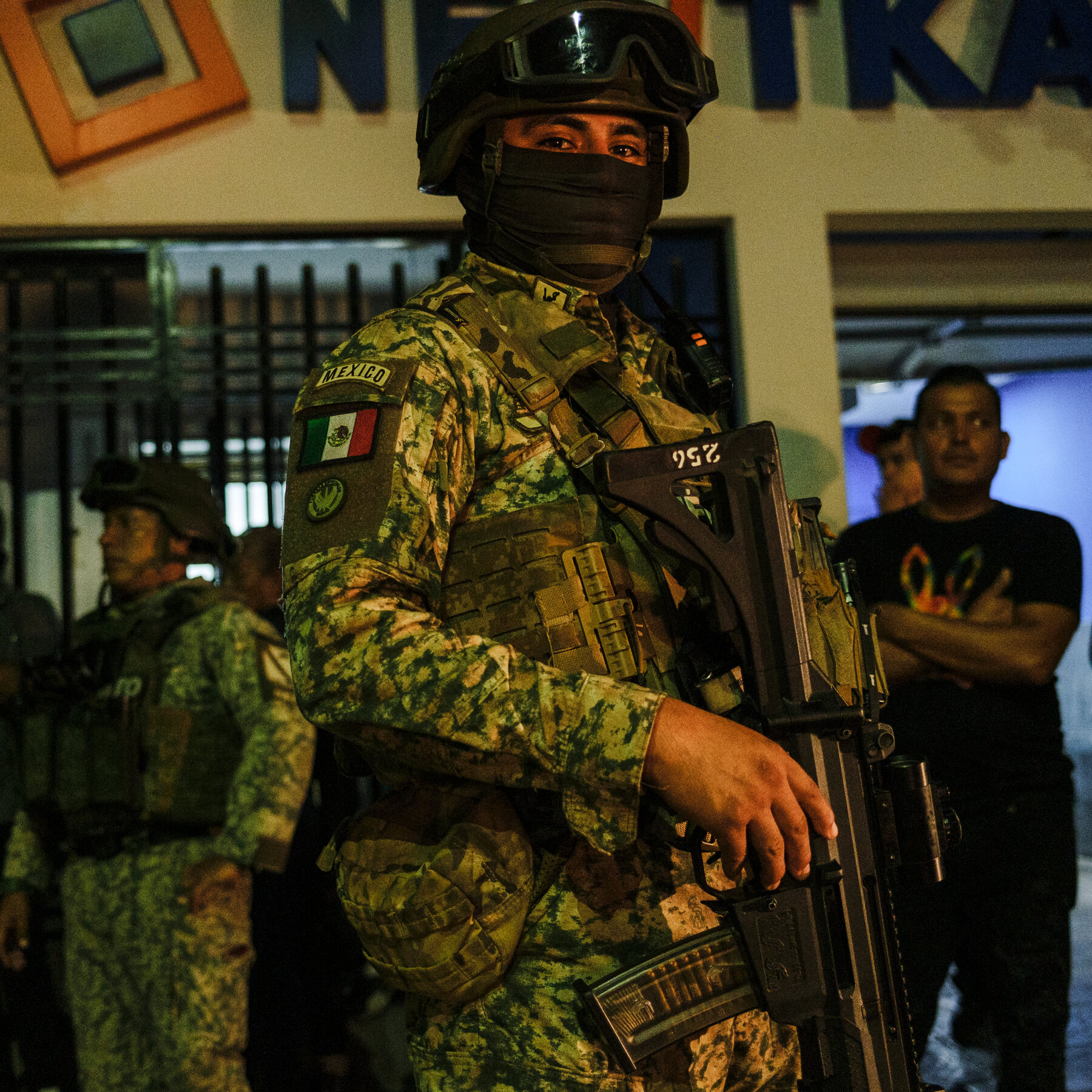 Mexico’s president defends her nation’s antidrug efforts following U.S. criticism.