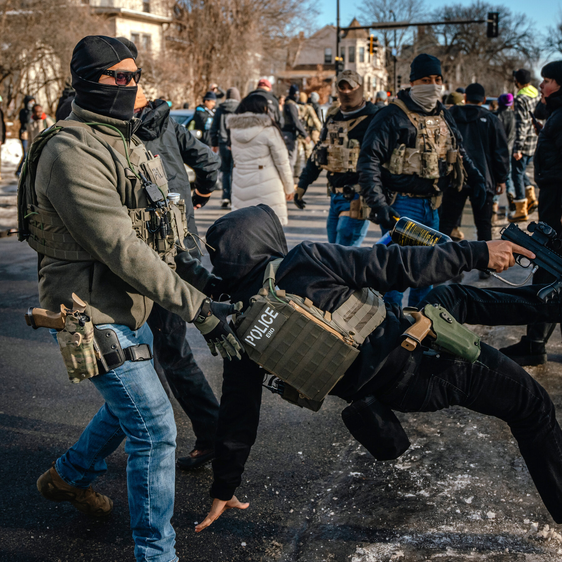 ICE vs. Ice: Protesters in Minneapolis Find an Ally in Winter