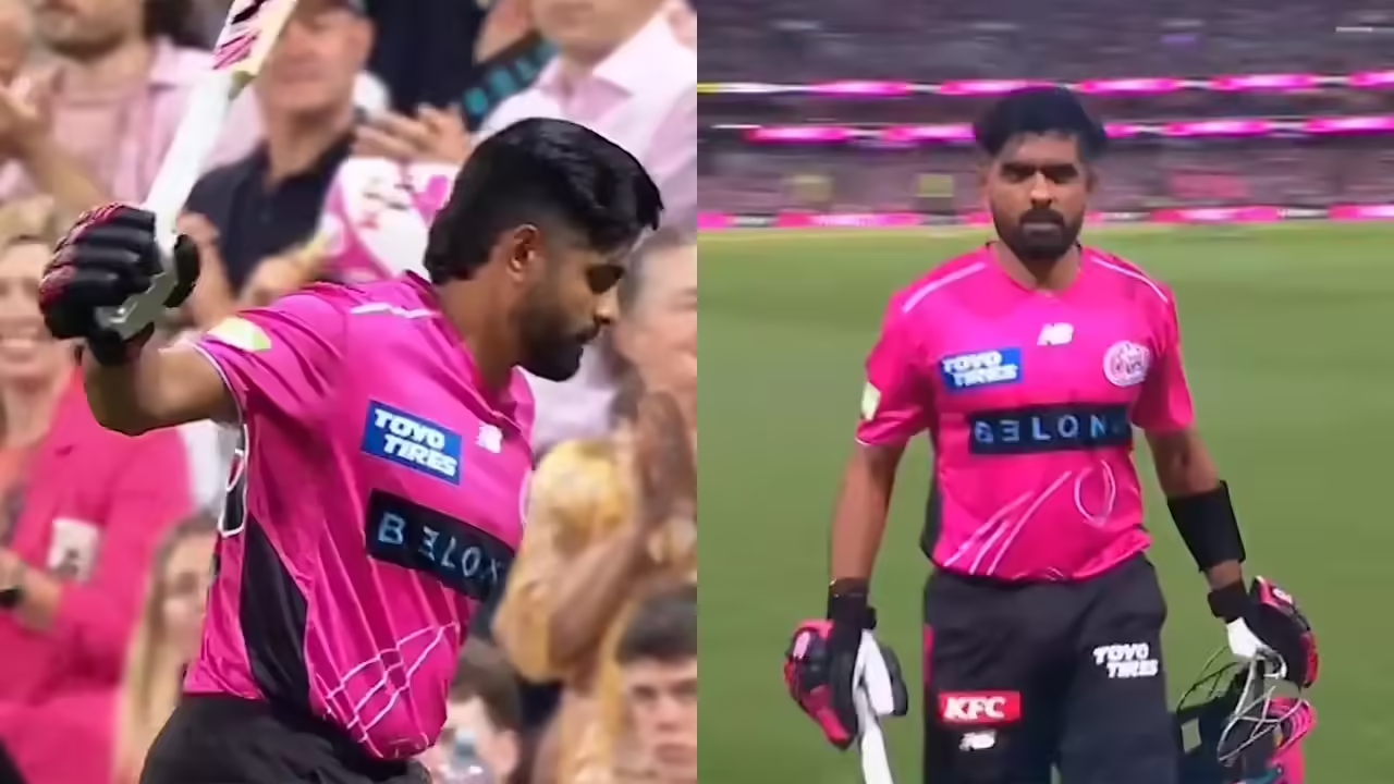 Babar Azam's angry BBL moment: Run denied, wicket lost, bat smashed - Watch