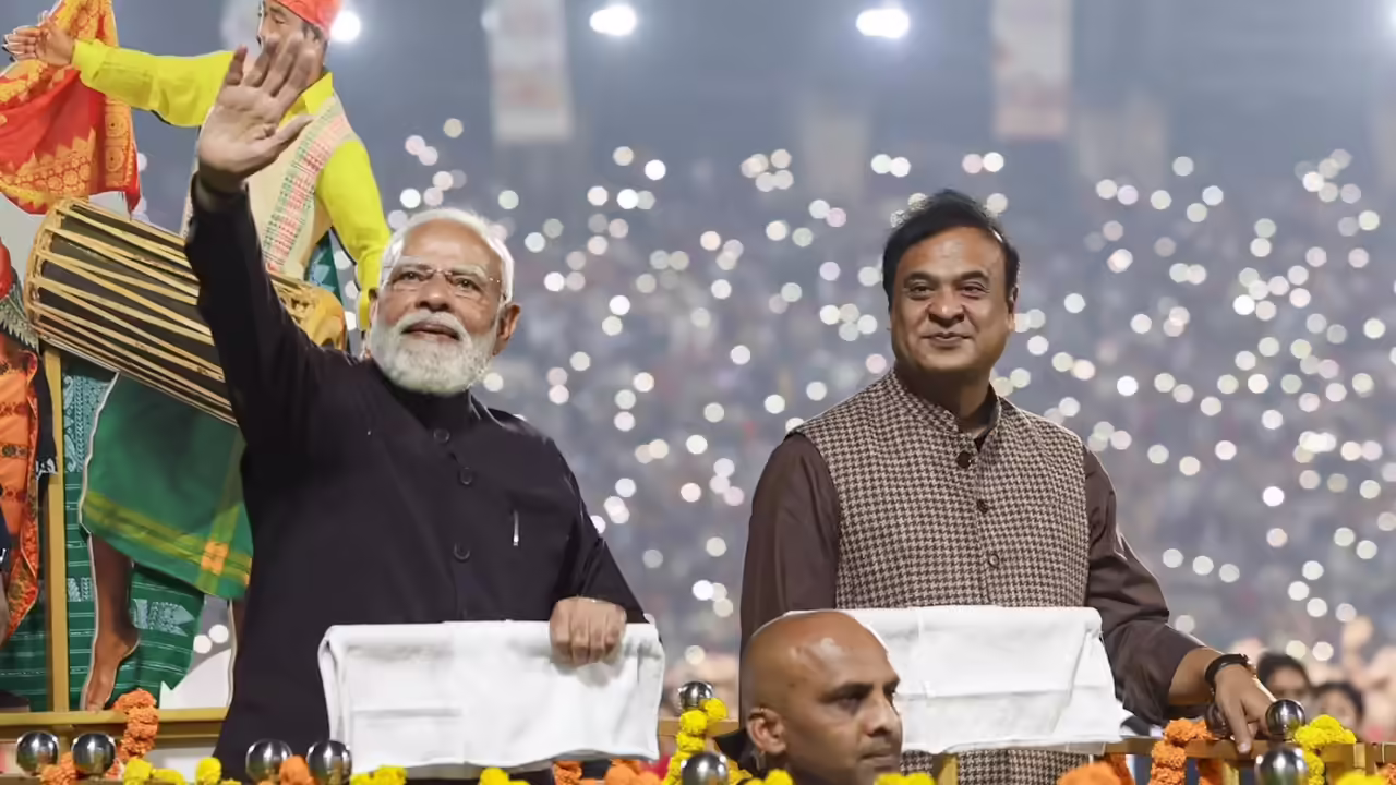 'Politics over peace': PM Modi slams Congress for 'neglecting' Assam; accuses it of exploiting state's challenges