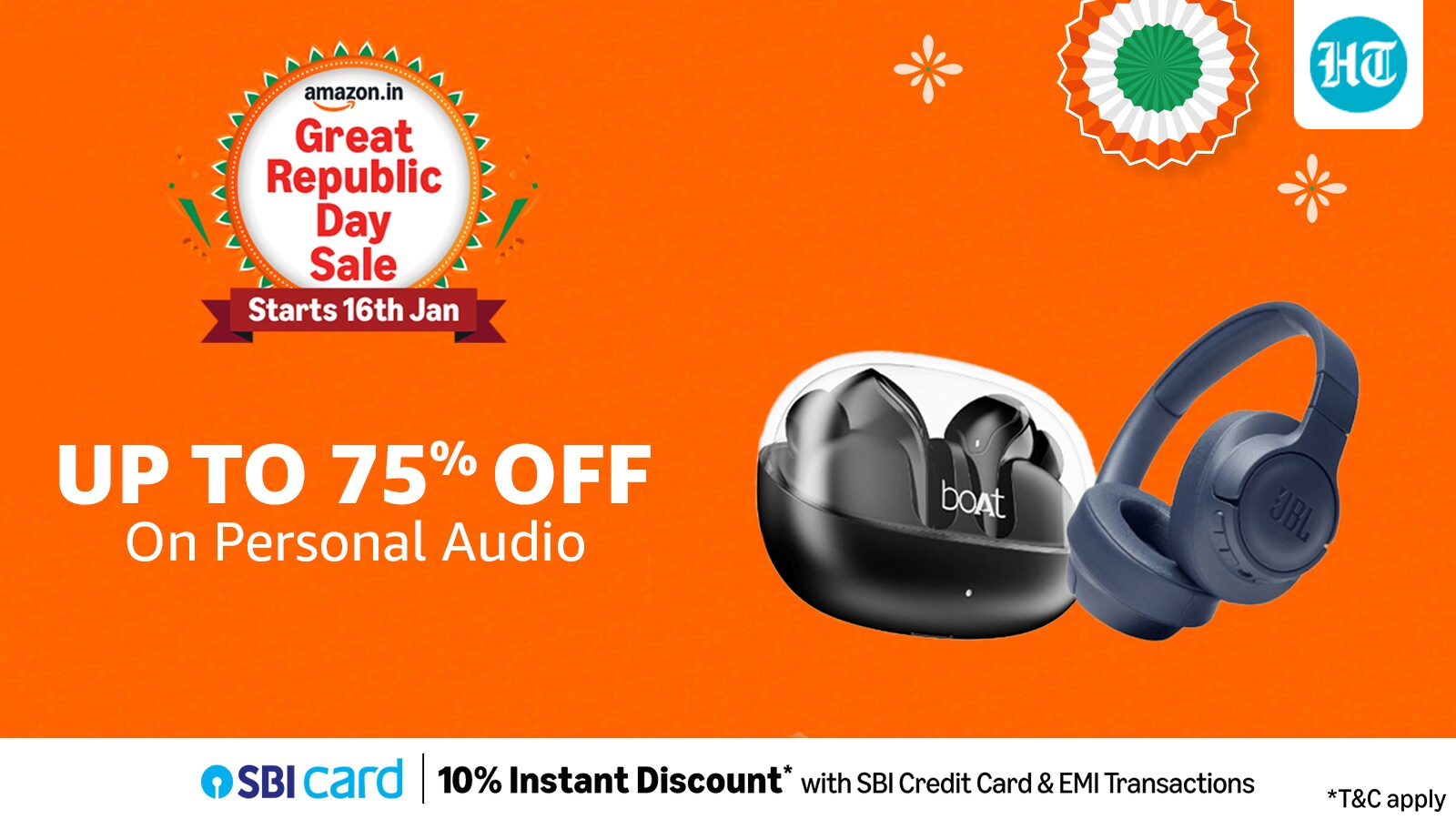 Looking for the best running earphones? Check out these deals on Amazon Republic Day Sale 2026, up to 75% off