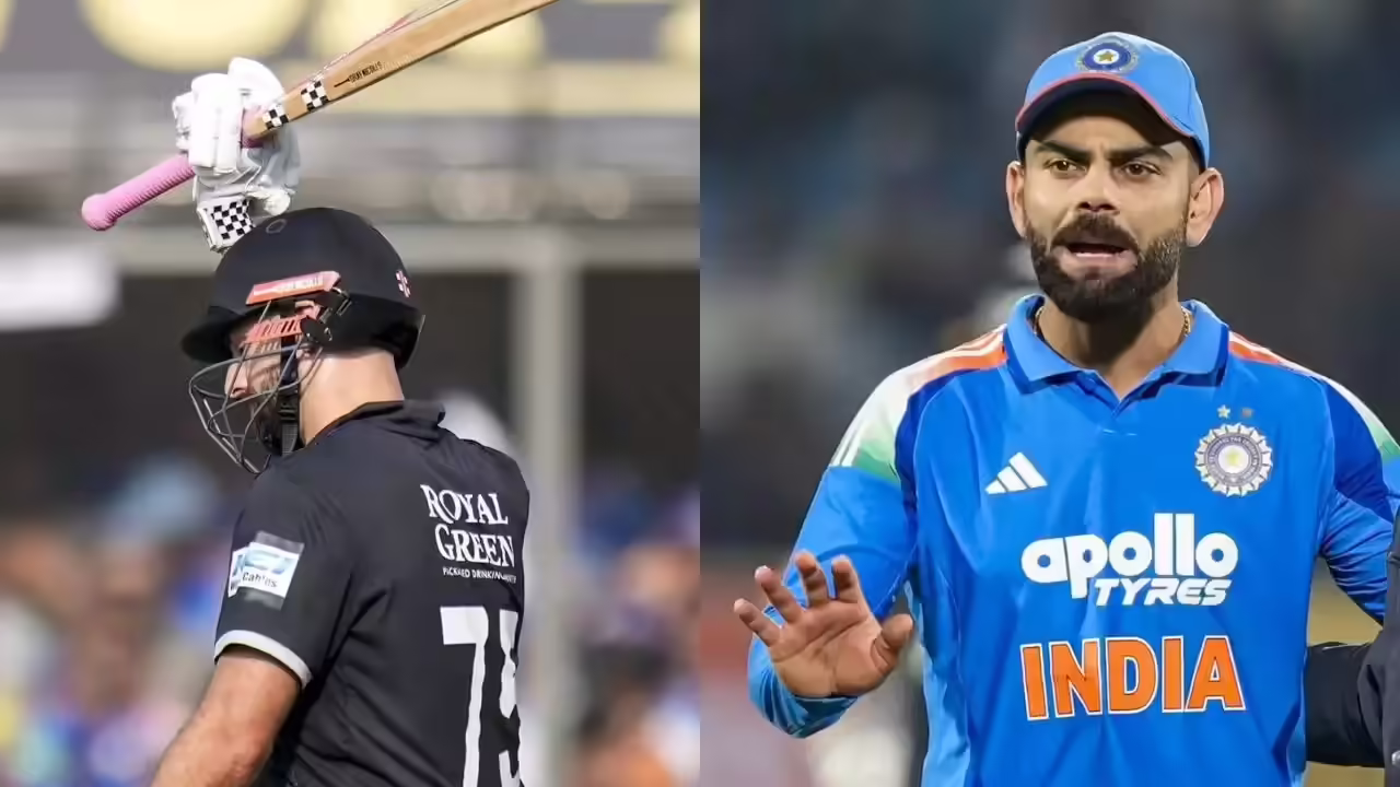 New Zealand batter Mitchell equals Babar, closes in on Kohli's record