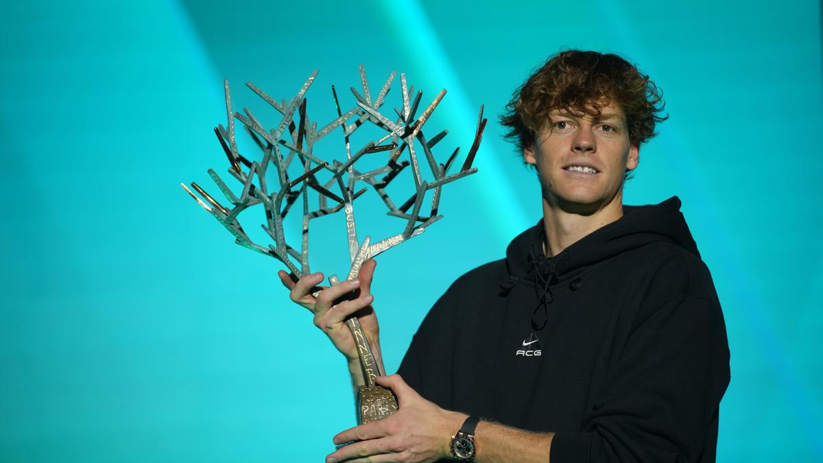 Sinner reclaims No. 1 ranking after beating Auger-Aliassime in Paris Masters final