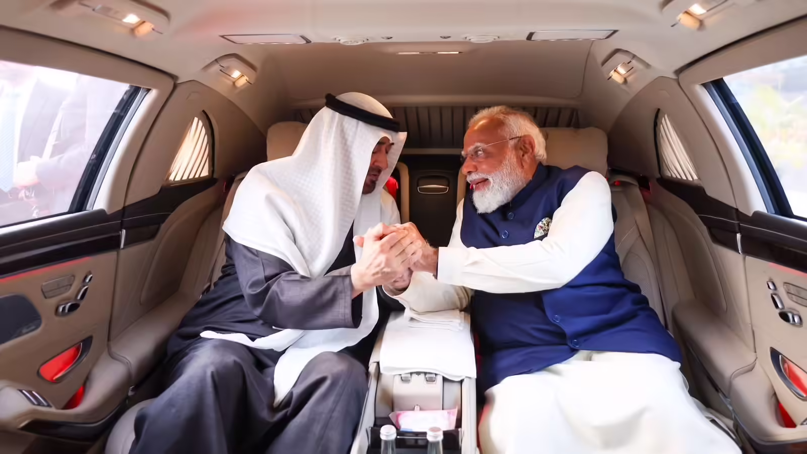 India-UAE ties: PM Modi receives President MBZ at airport; on short 2-hr trip to India