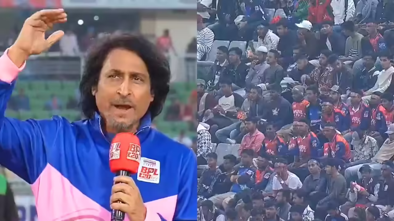 Pakistan's Raja embarrasses himself in front of Bangladesh crowd - watch