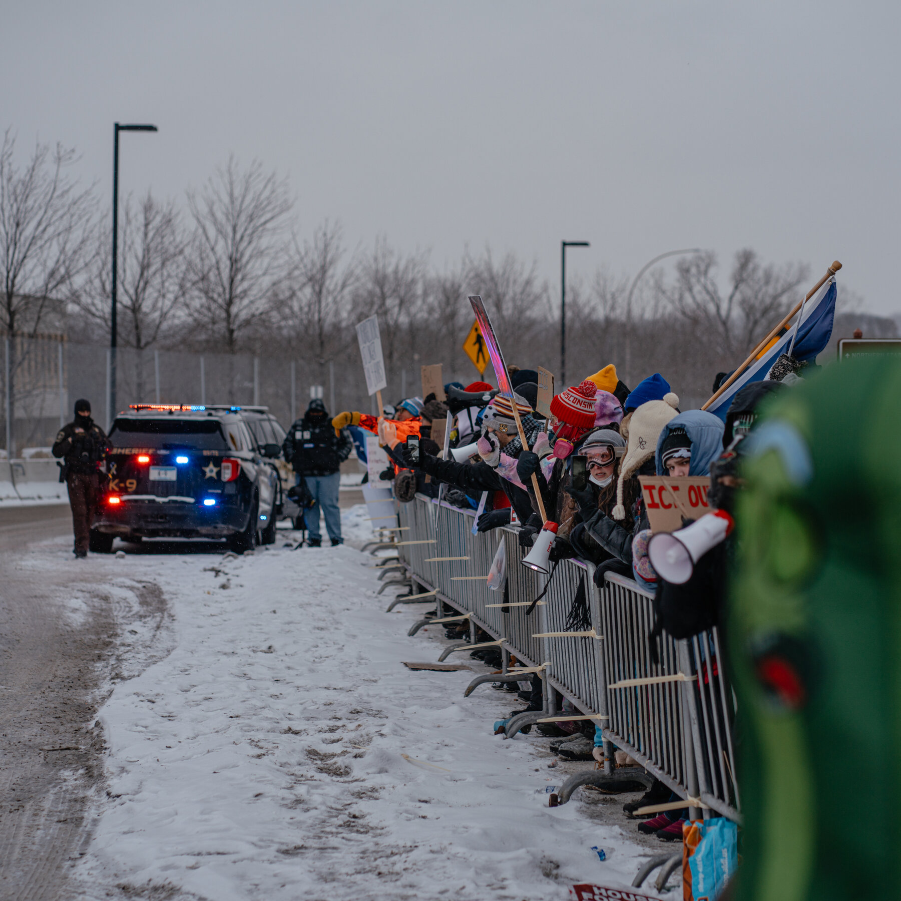 Protest at Minnesota Church Service Adds to Tensions Over ICE Tactics