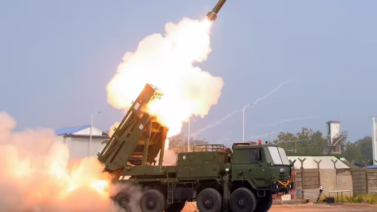 Boost for defence exports as Rajnath flags off 1st batch of Pinaka guided rockets for Armenia