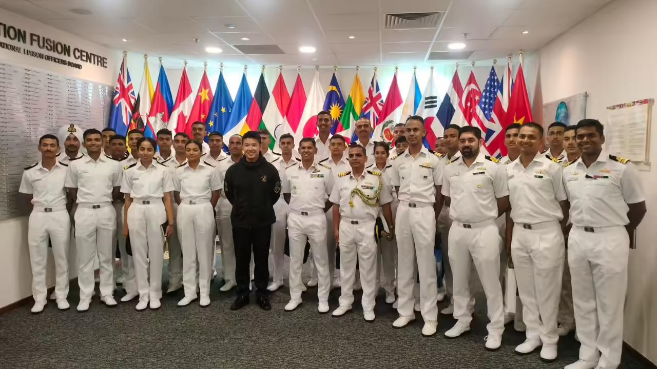 Navy's squadron in Singapore on training deployment