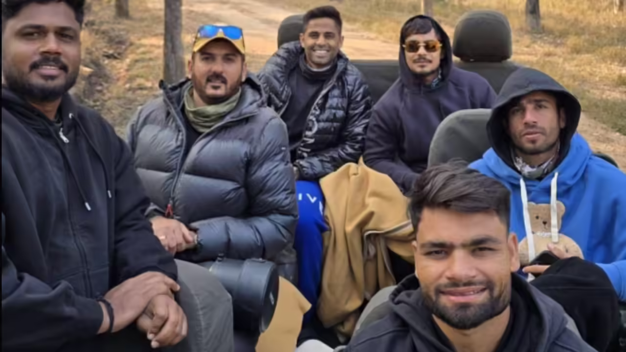 Watch: Suryakumar Yadav and teammates spotted on a jungle safari at Pench ahead of T20 series against New Zealand