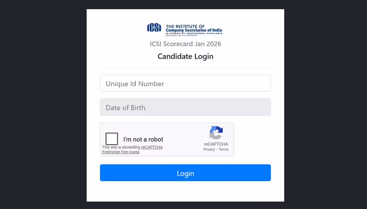 ICSI CSEET 2026 January result declared at icsi.edu; check direct link to download scorecard here