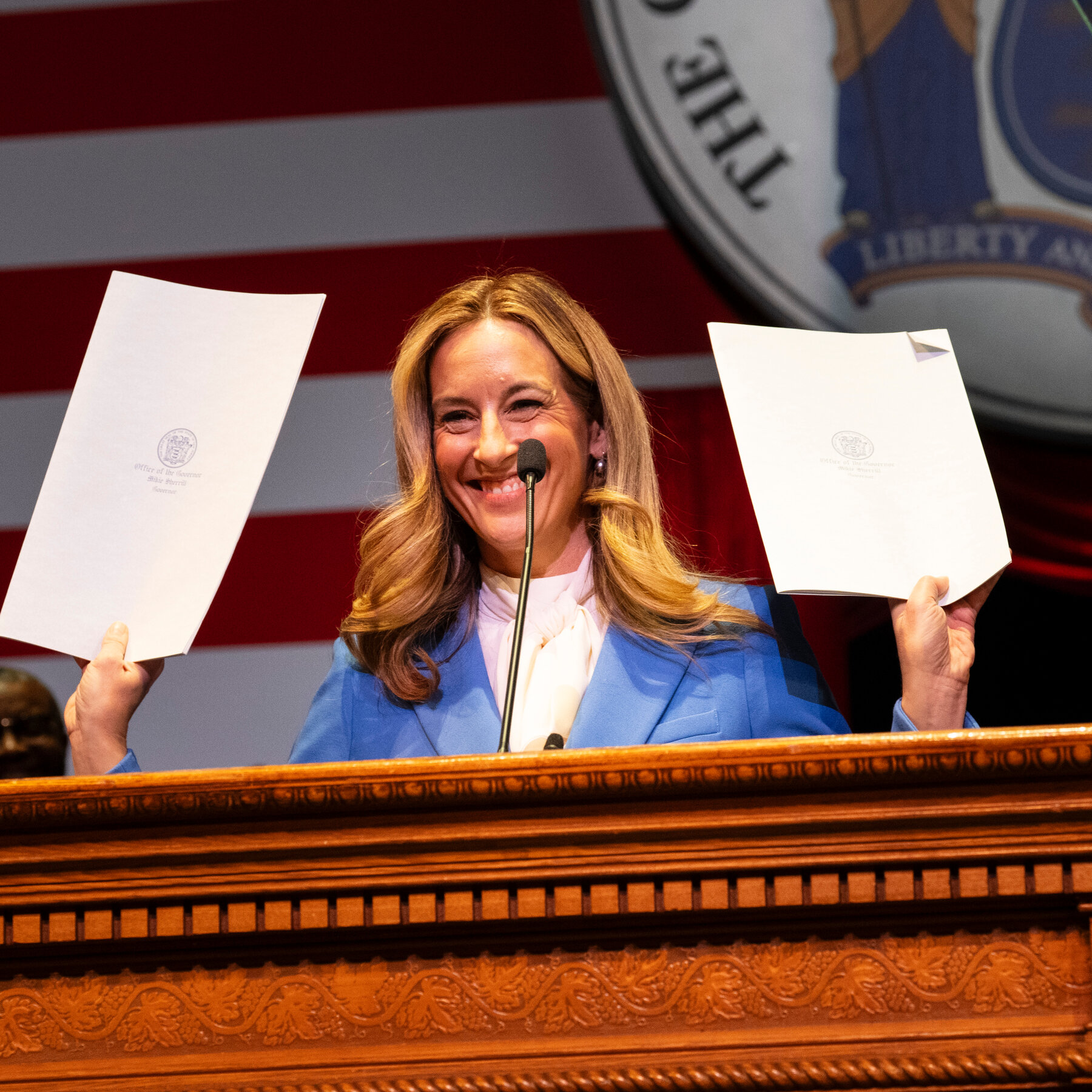 On Day 1, Mikie Sherrill Focuses on Utility Costs and Children’s Safety