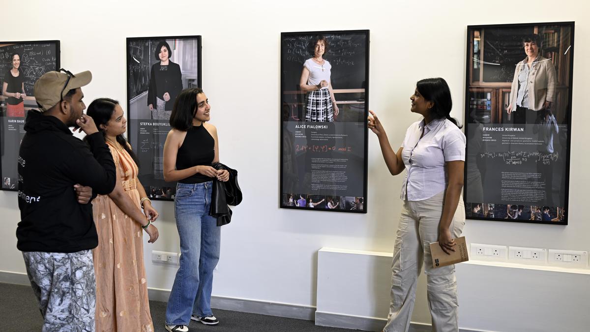 Narrating stories of the world’s women mathematicians, in portraits