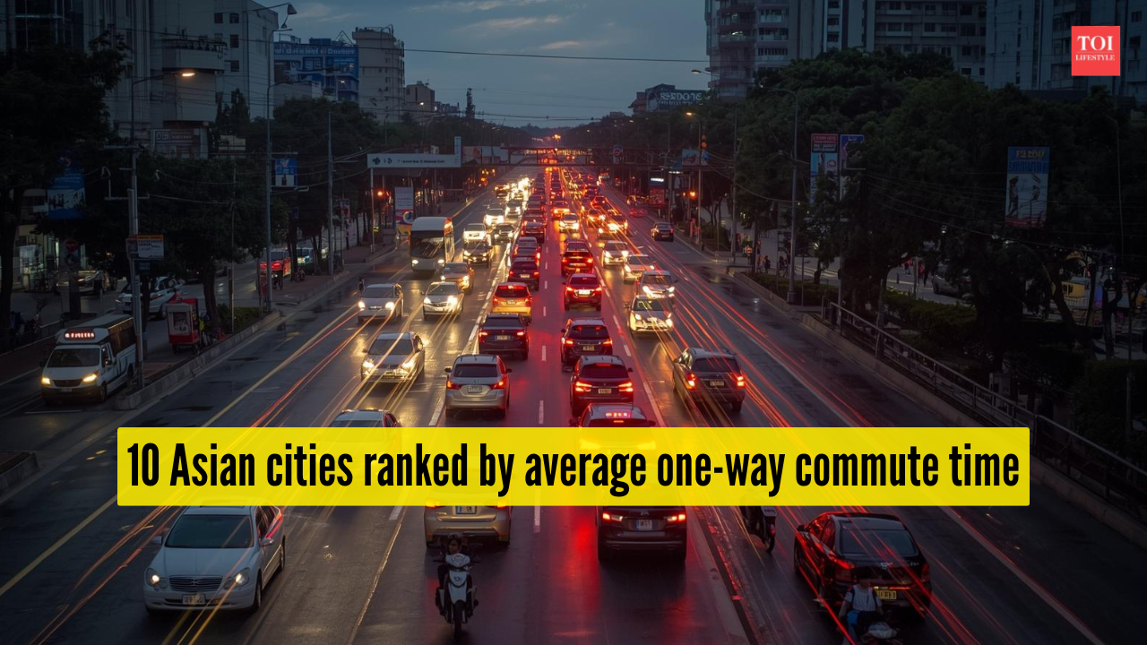 10 Asian cities with the longest commute time to work
