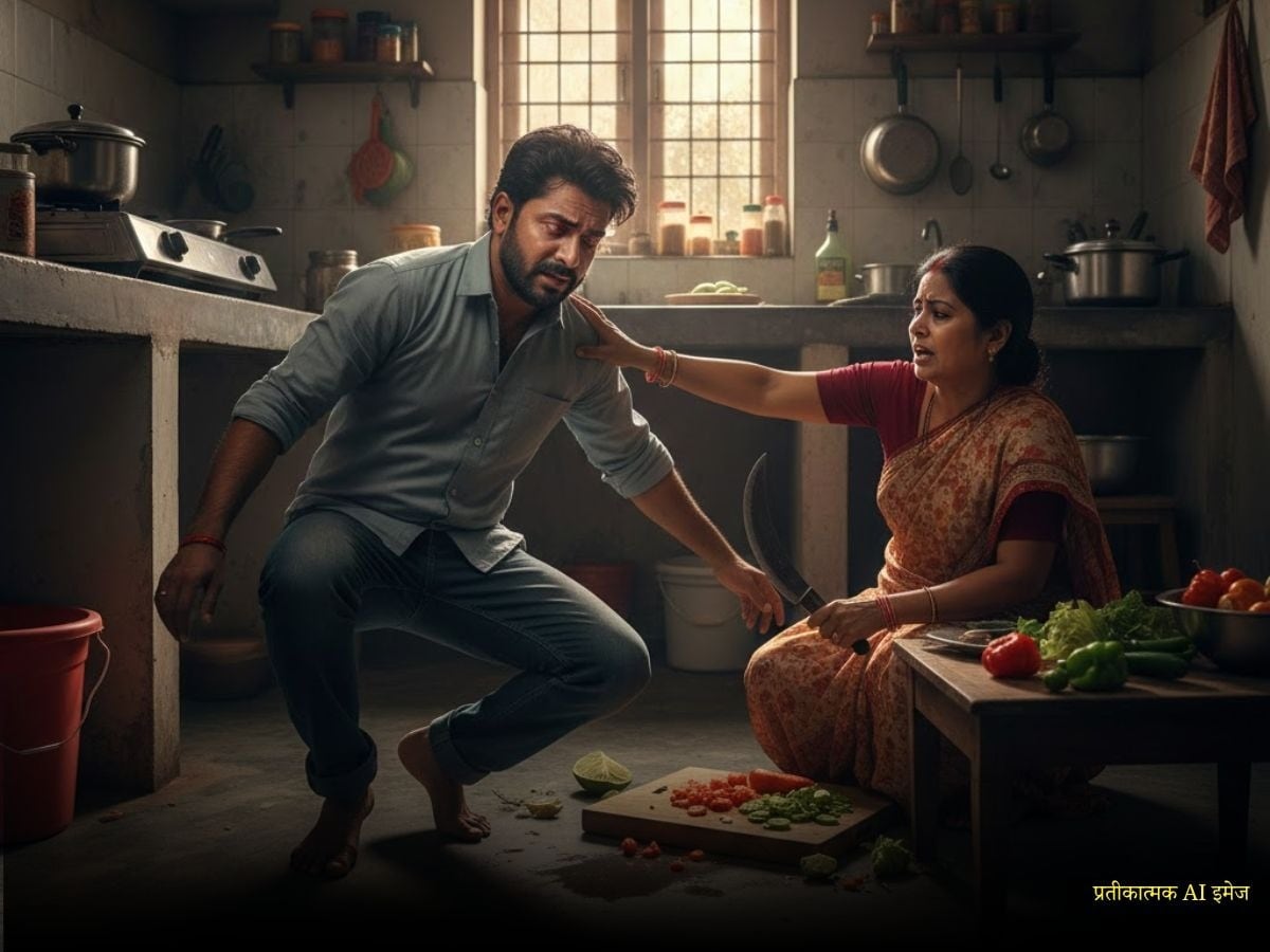 गुरुग्राम: पति की मौत को बताया था हार्ट अटैक, जांच में ‘चाकू’ का जख्म, पत्नी पर केस