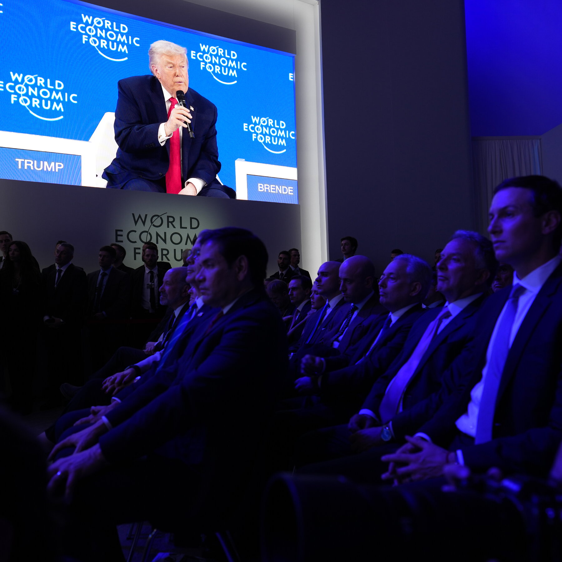 Here’s a Look at Everything (and Everyone) Trump Targeted at Davos