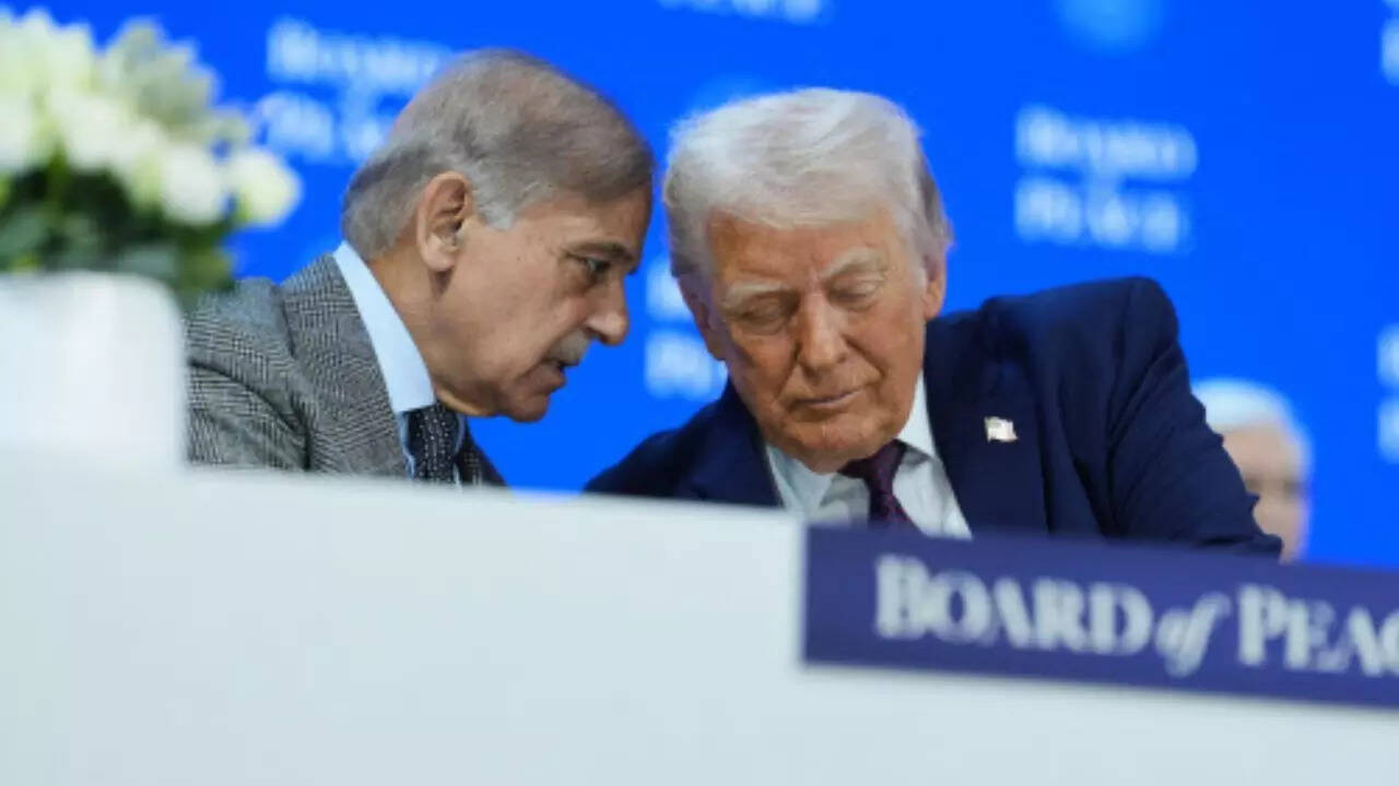 Trump unveils 'Board of Peace': India absent from stage; Pak's Shehbaz Sharif joins US Prez