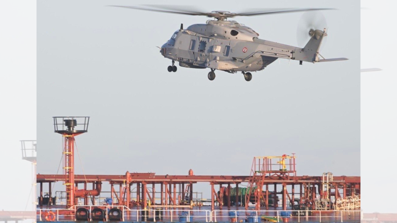 French navy boards, searches tanker 'from Russia' in Mediterranean, says Emmanuel Macron