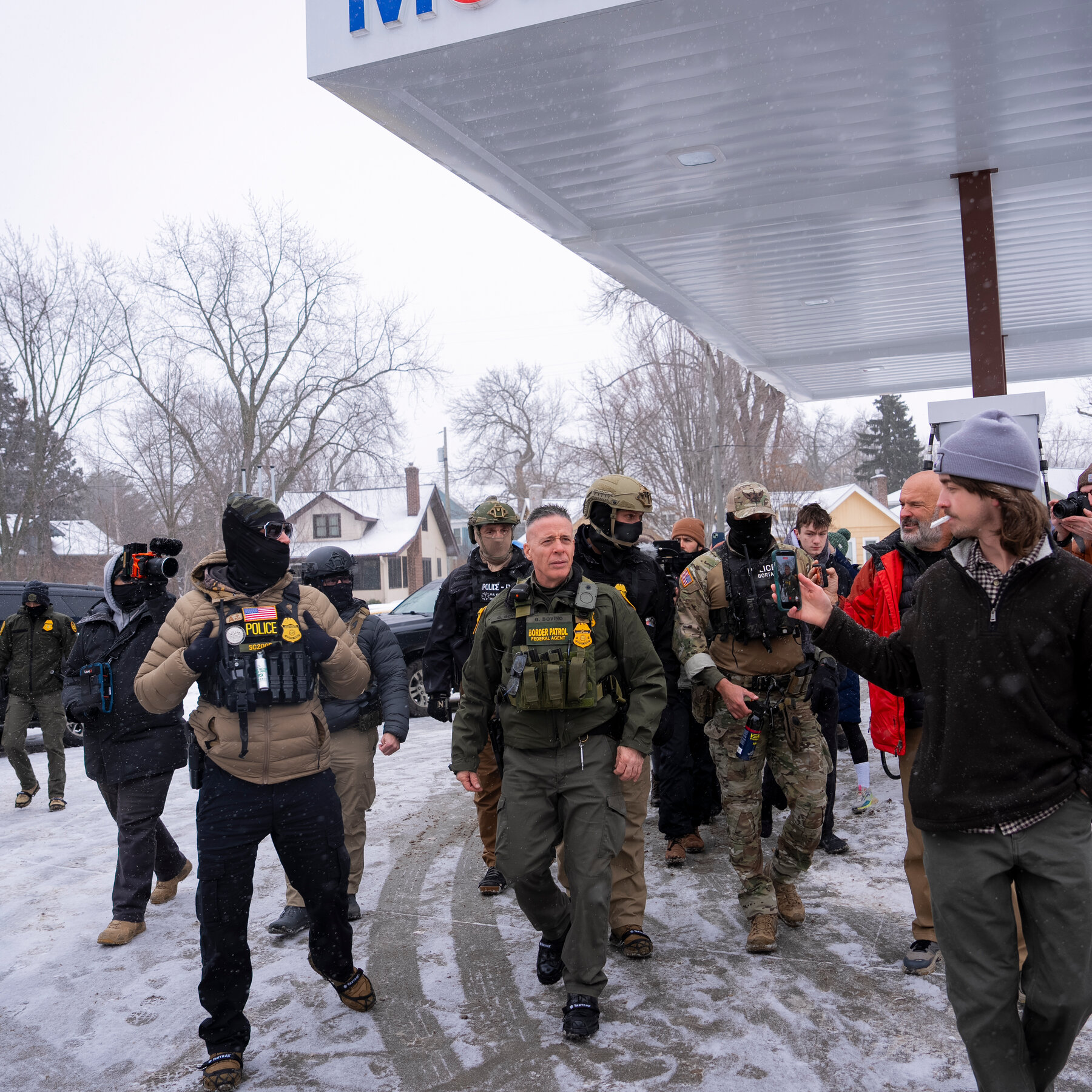 Bovino Says Activists Are ‘Stalking’ His Federal Agents in Minneapolis