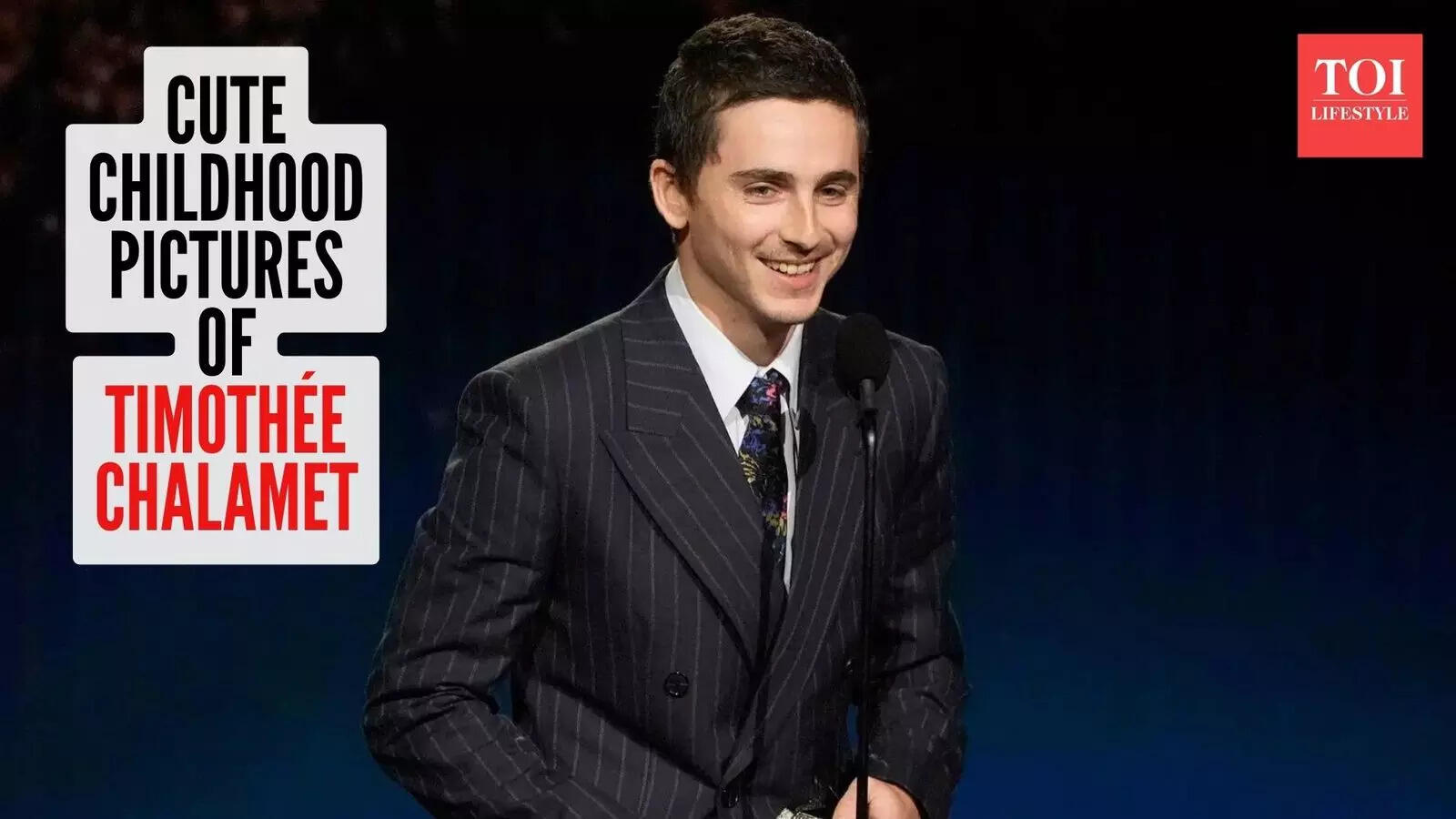 Timothée Chalamet’s adorable childhood photos reveal the early days of the Oscar nominee