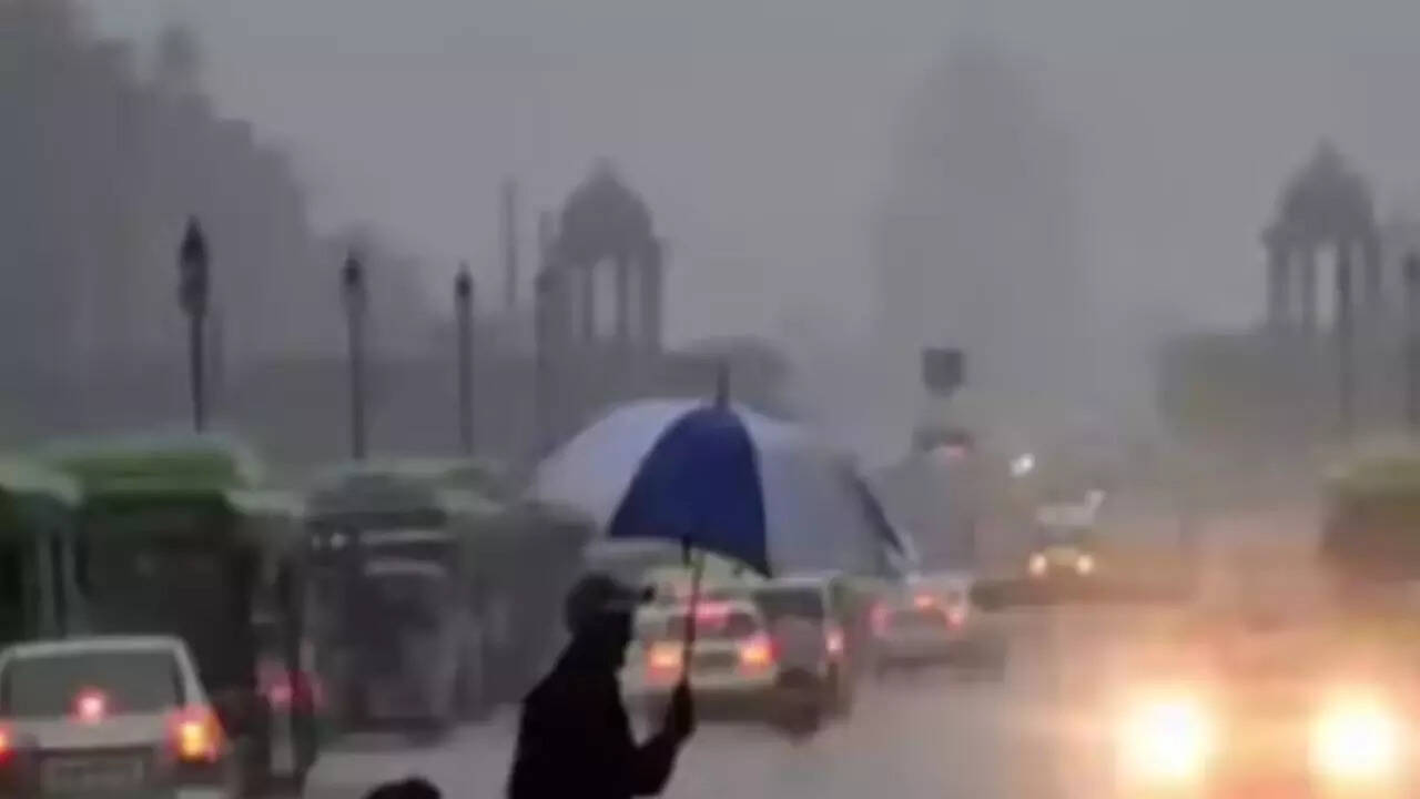 Rain lashes parts of Delhi; thunderstorms forecast, maximum temperature likely to drop to 18–20°C
