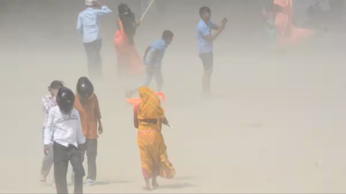 Weather Alert: Rain, Dust Storms Hit Delhi-NCR and Haryana; Rajasthan Faces Severe Heat