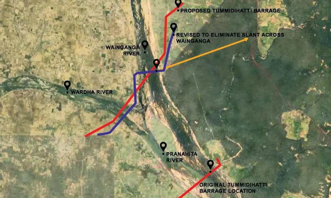 Telangana engineers urge caution before rushing into two-river barrage plan at Tummidihatti
