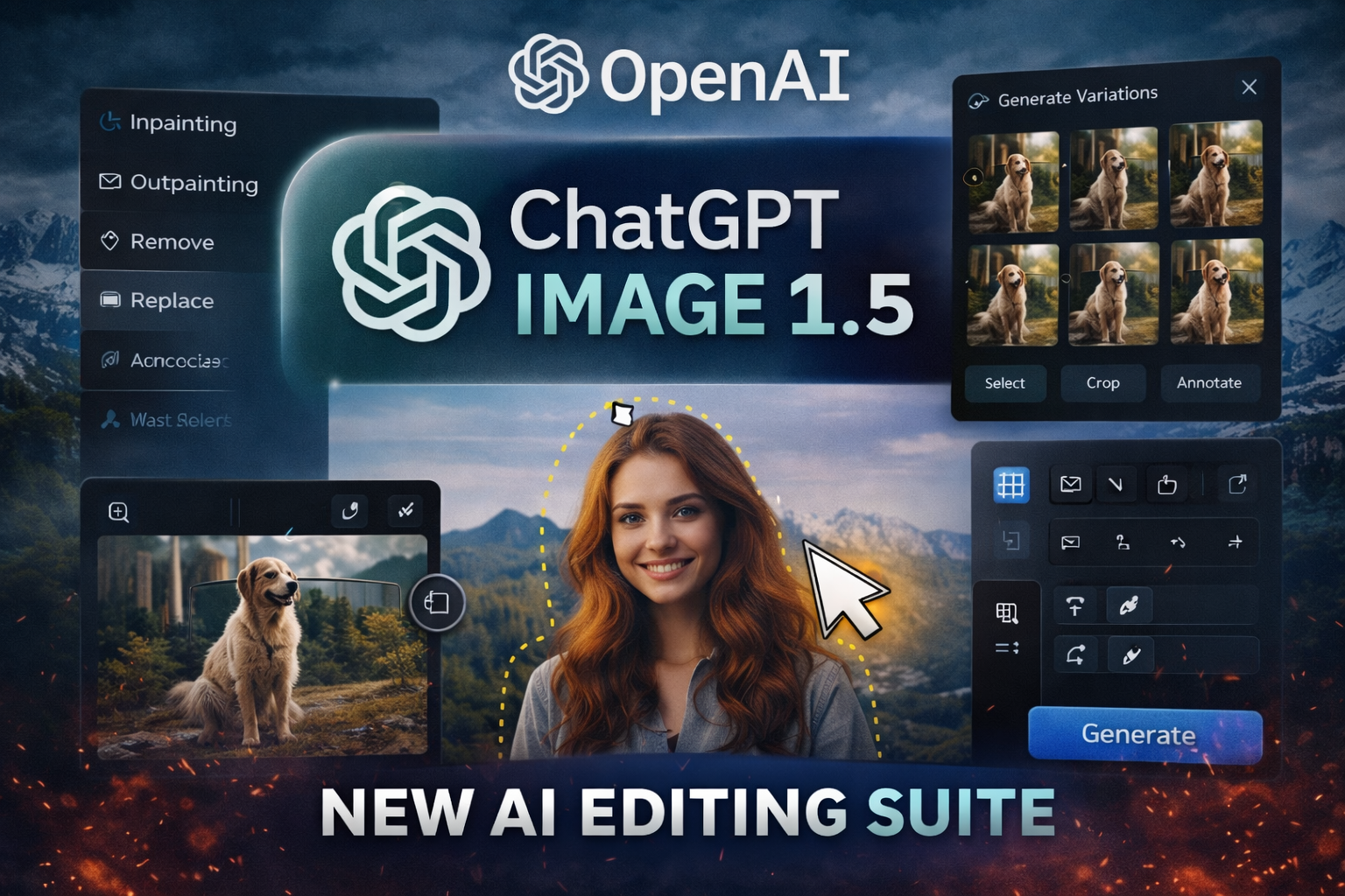 OpenAI Unveils ChatGPT Image 1.5: Inside the New AI Editing Suite